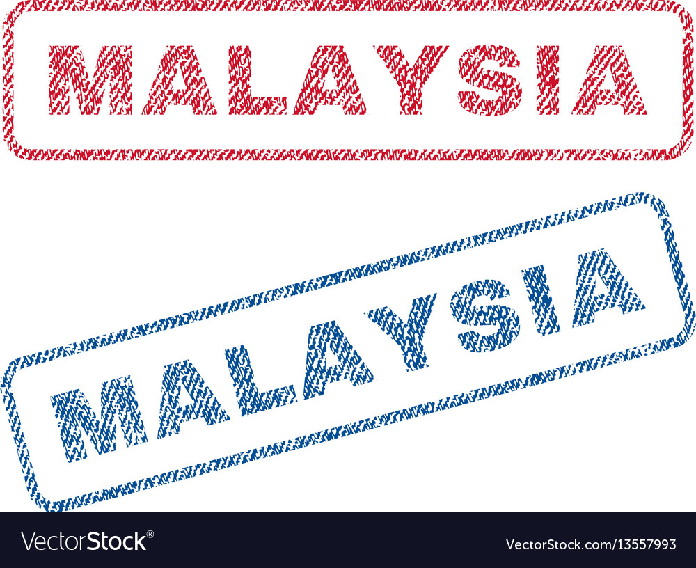 Malaysia textile stamps