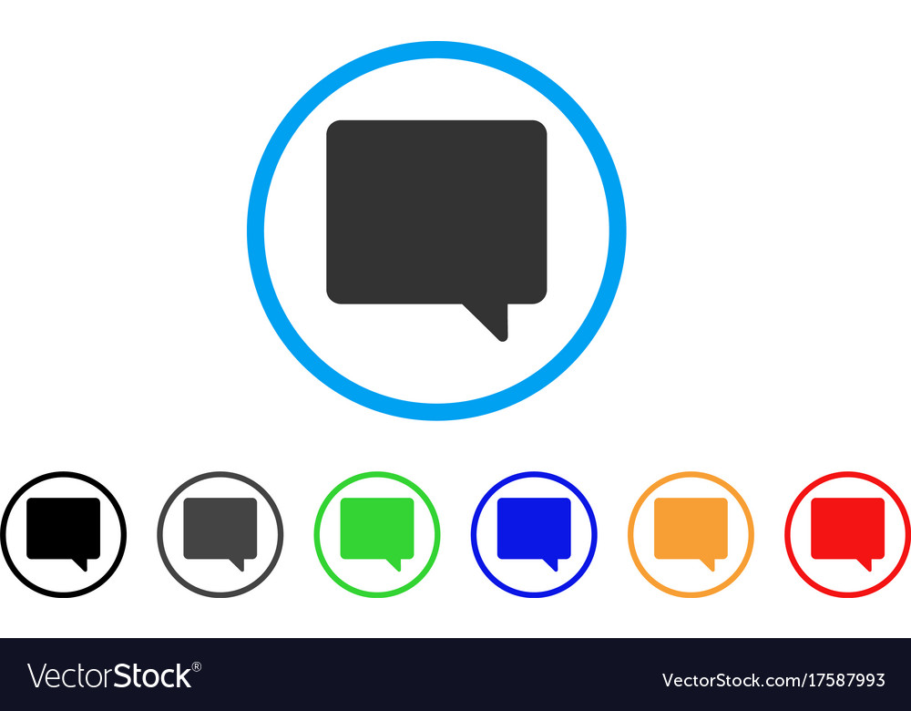 Message rounded icon