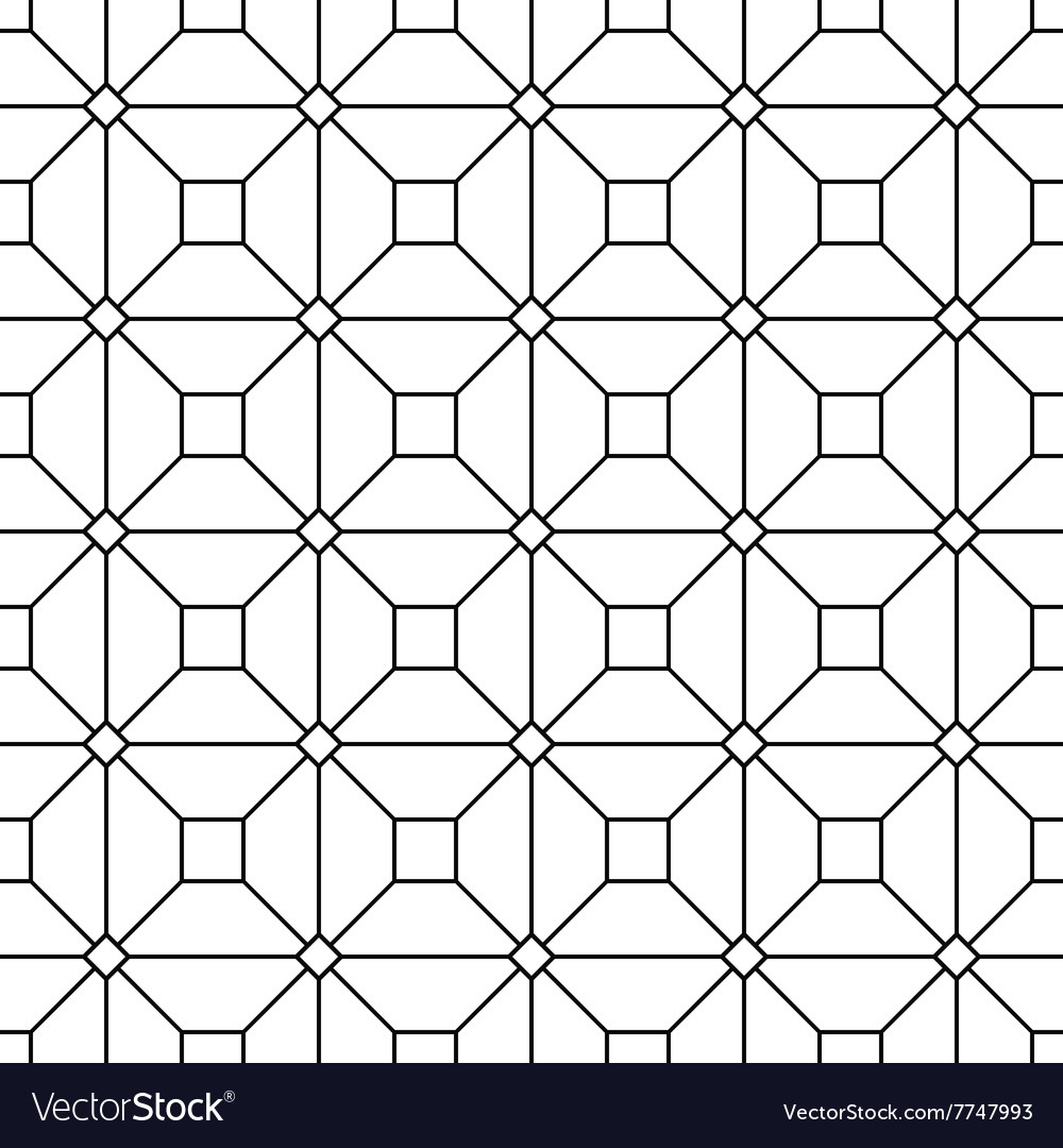 Seamless monochrome grid pattern
