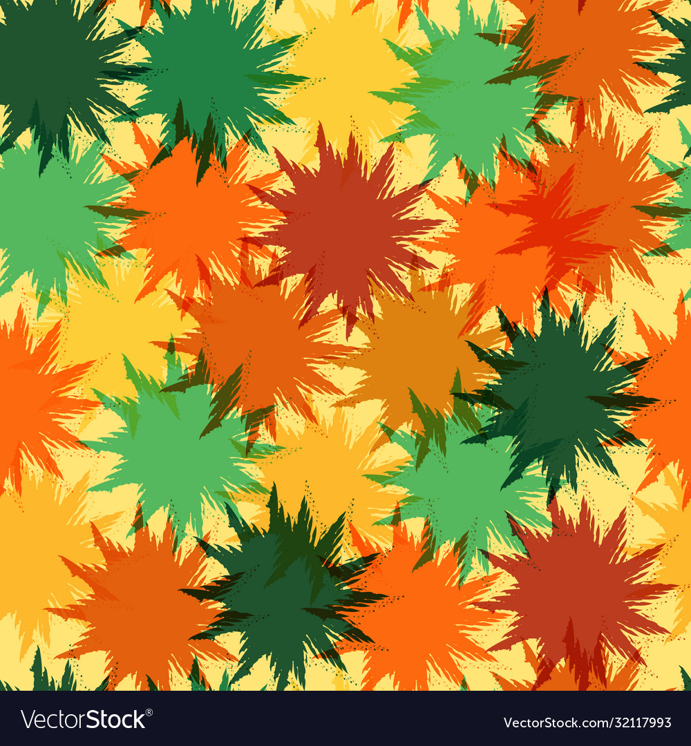 Seamless pattern colored pointed abstract