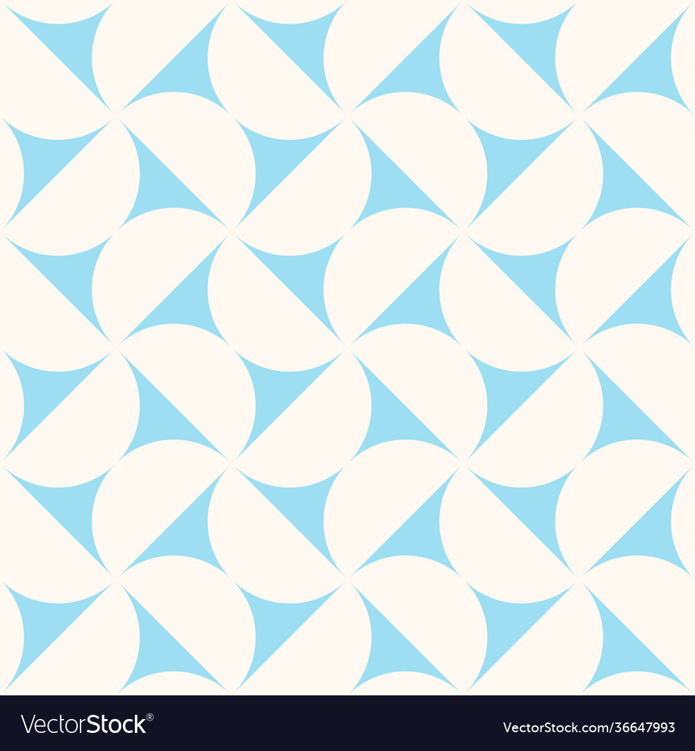 Seamless pattern repeating geometric elements vector image Seamless pattern repeating geometric elements