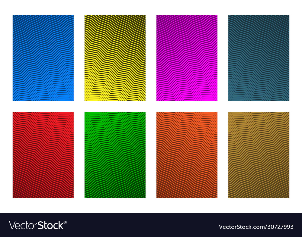 Set abstract background design templates vector image Set abstract background design templates