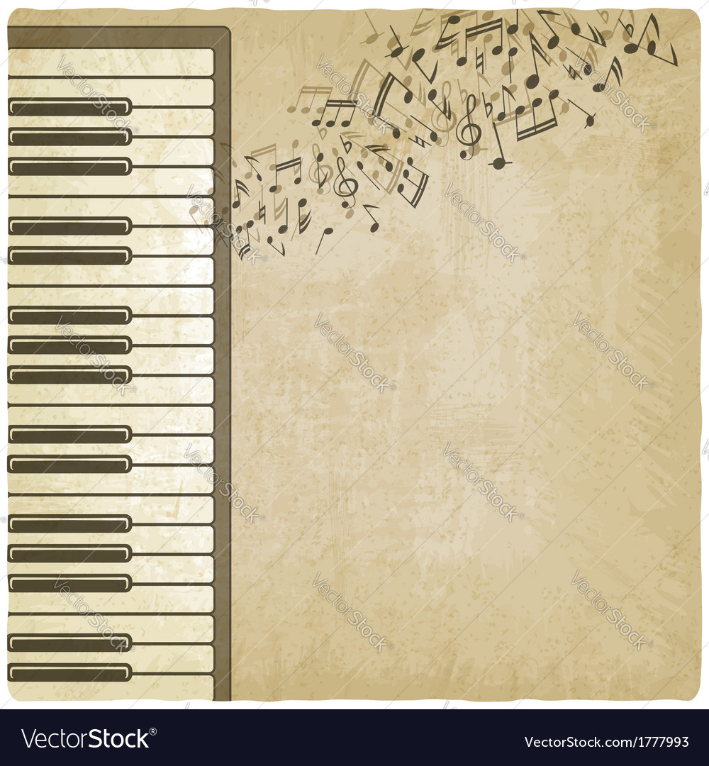 Vintage Piano Background