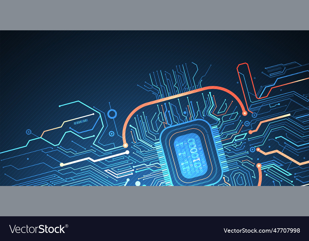 Abstract background on technological Royalty Free Vector