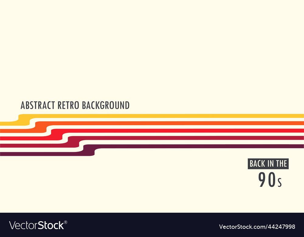 Abstract Retro Background Back In The 90s Vector Image abstract-retro-background-back-in-the-90s-vector-image