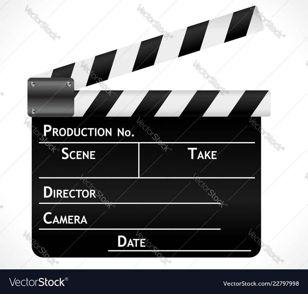 Clapper vector image Clapper