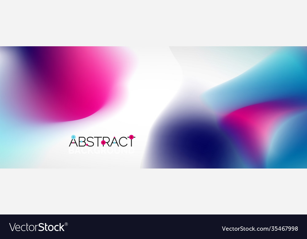 Fluid color gradient abstract background trendy Vector Image Fluid color gradient abstract background trendy