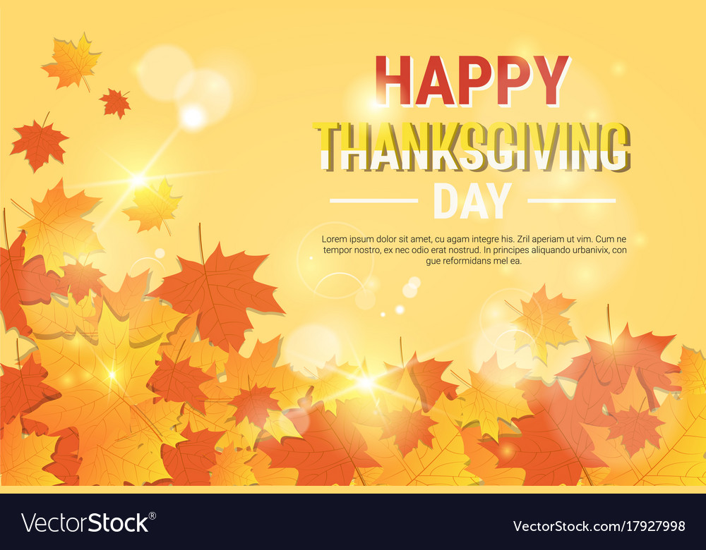 Happy thanksgiving day autumn traditional holiday