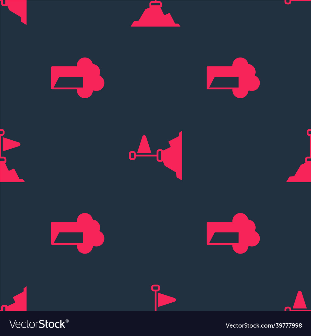 Set cloud database and mountains with flag on top Vector Image Set cloud database and mountains with flag on top