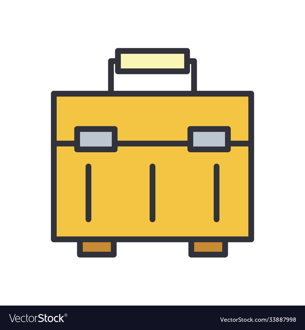 Toolbox line and fill style icon design
