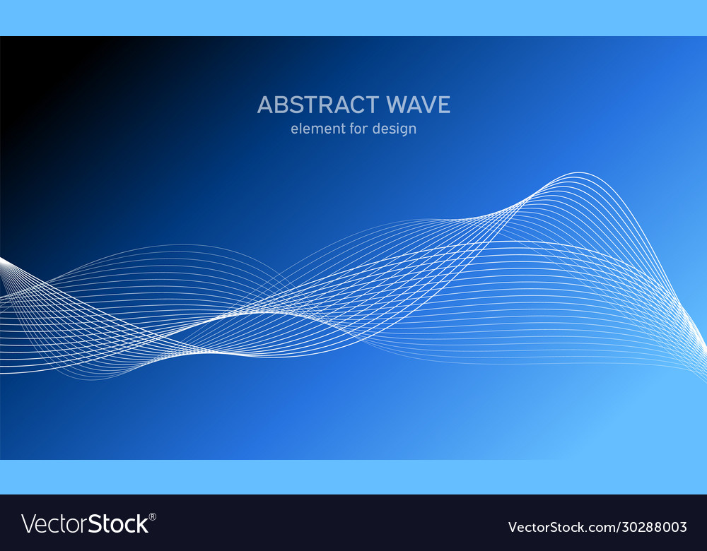 Abstract wave element for design digital vector image Abstract wave element for design digital