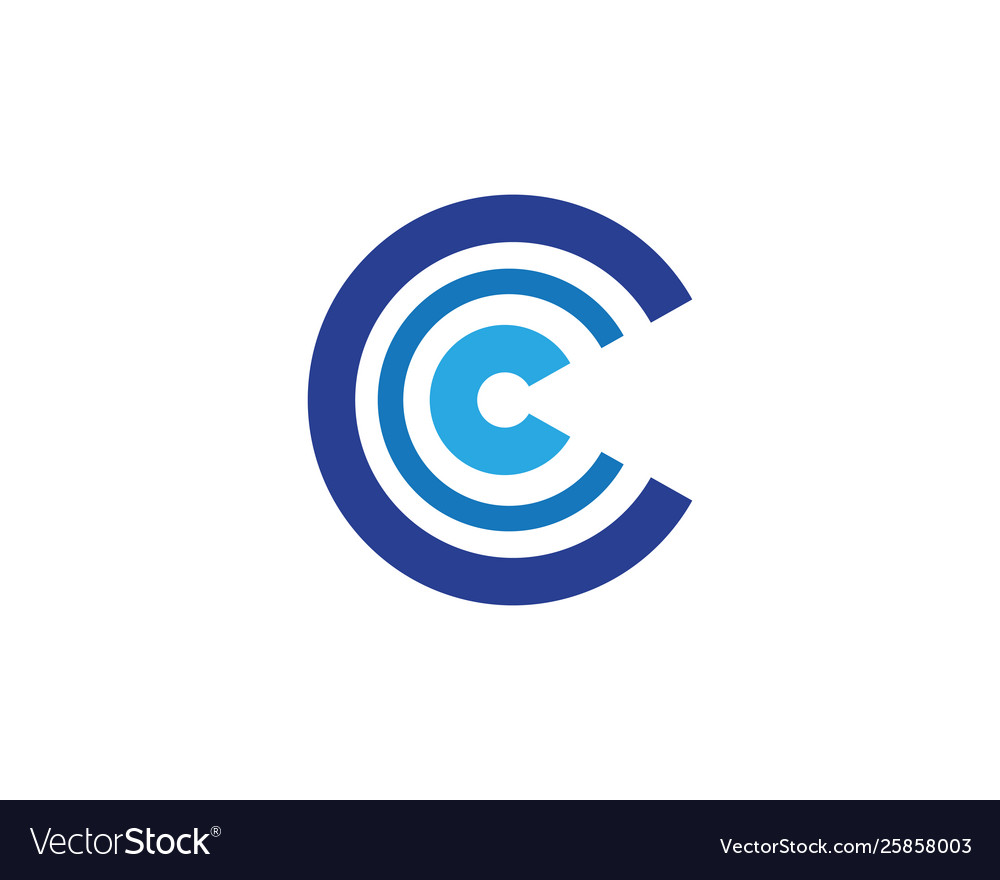 C Circuit Logo Template
