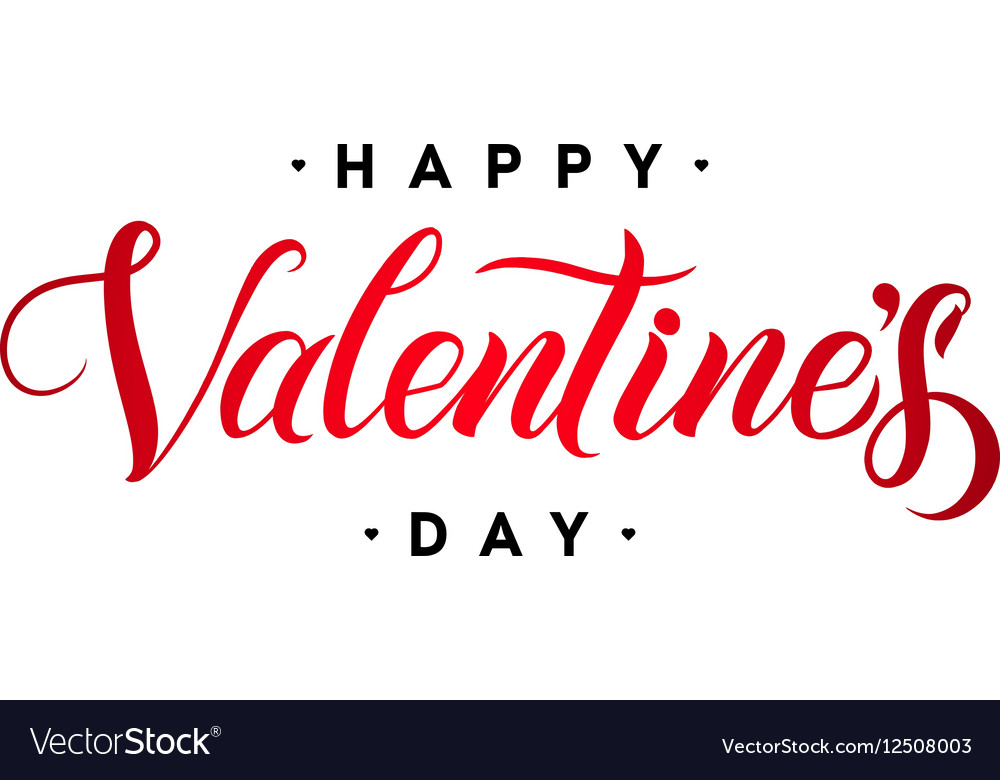 Happy valentines day vintage card Royalty Free Vector Image