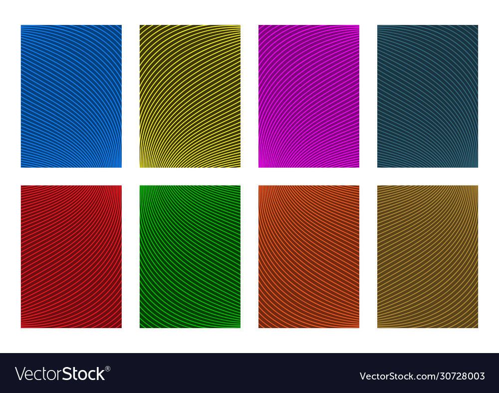 Set abstract background design templates vector image Set abstract background design templates