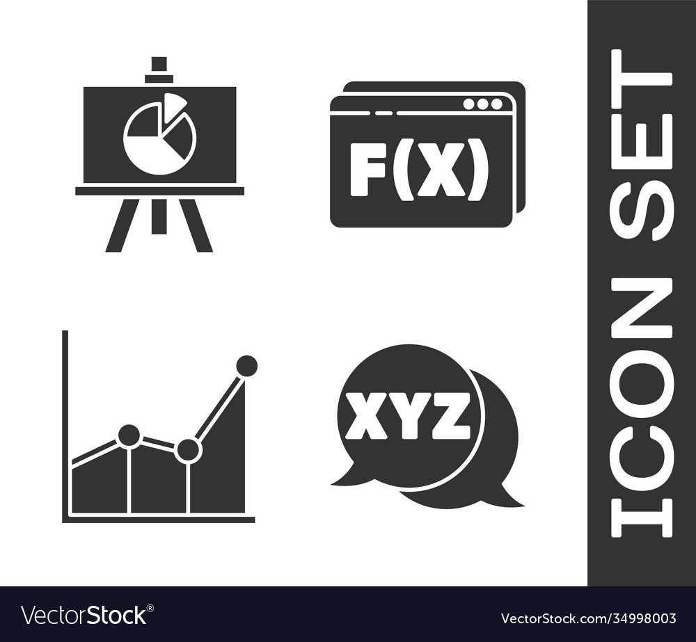 Set xyz coordinate system chalkboard with diagram vector image Set xyz coordinate system chalkboard with diagram