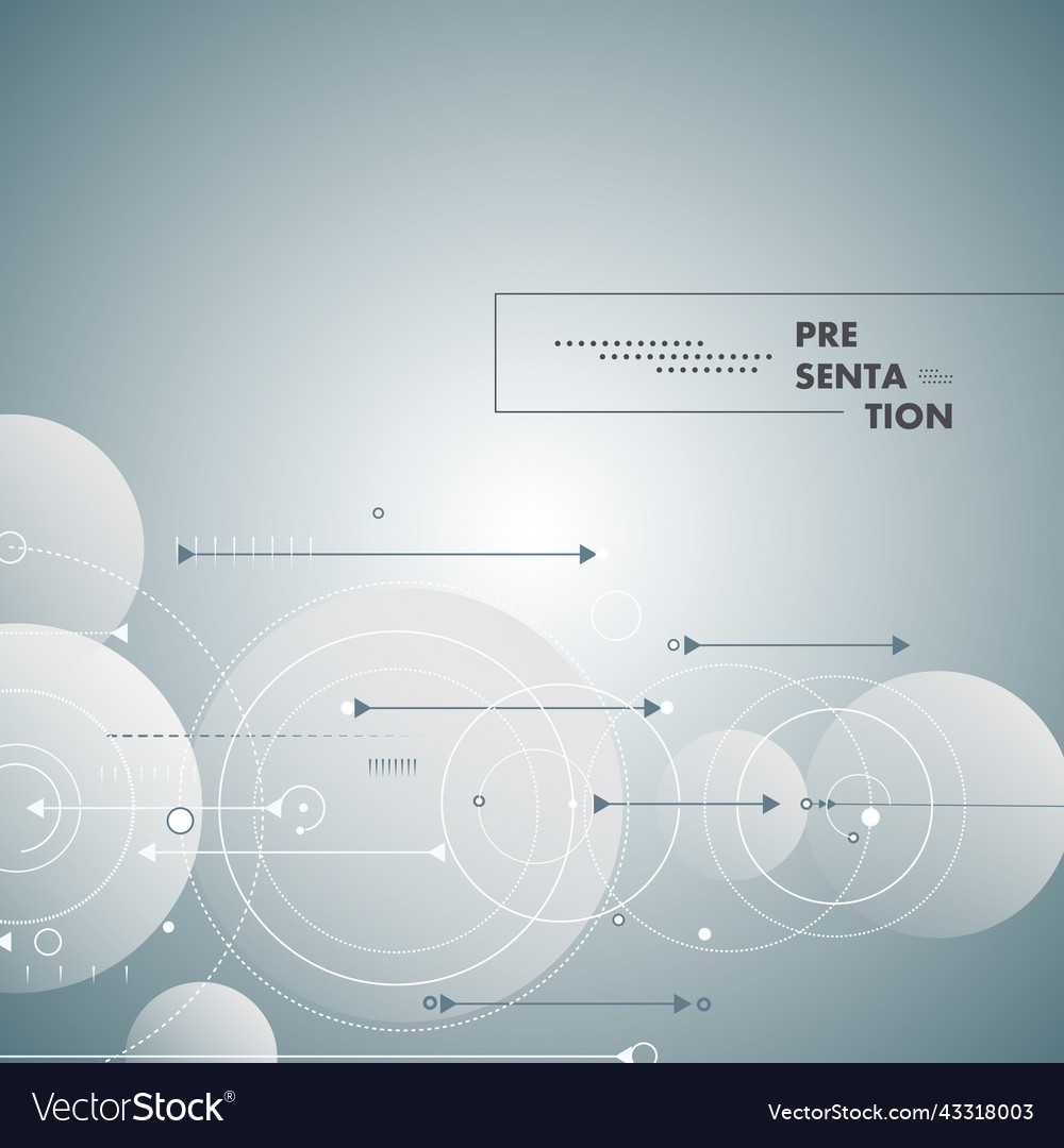 Technology circles and lines geometry pattern Vector Image Technology circles and lines geometry pattern