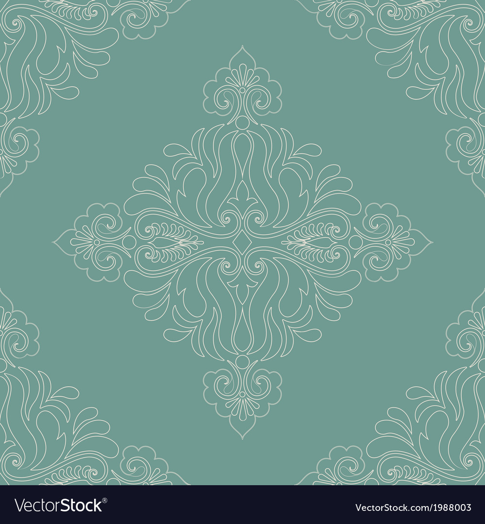 Vintage damask seamless pattern element