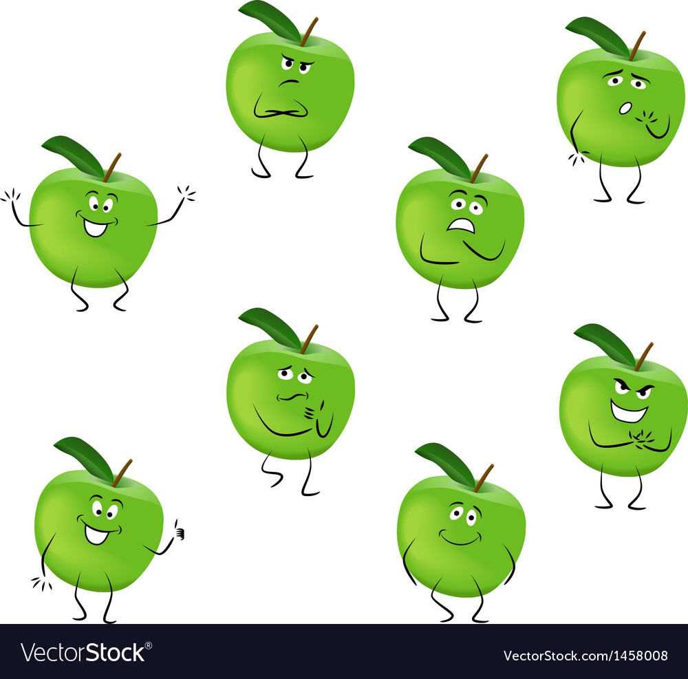 Apples Royalty Free Vector Image - VectorStock