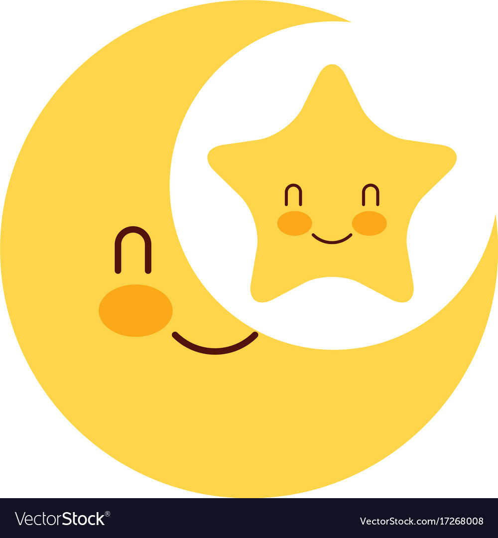 Baby Moon And Stars Clip Art