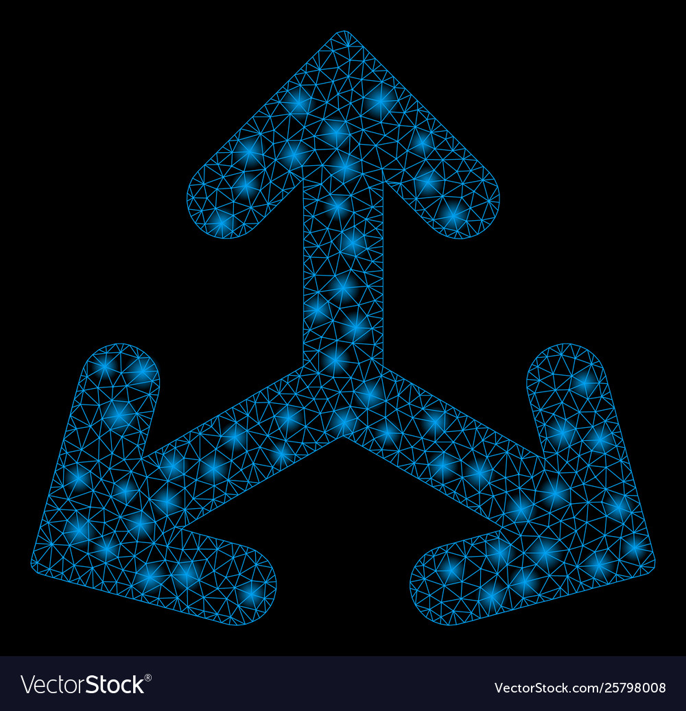 Bright mesh 2d direction variants with flash spots