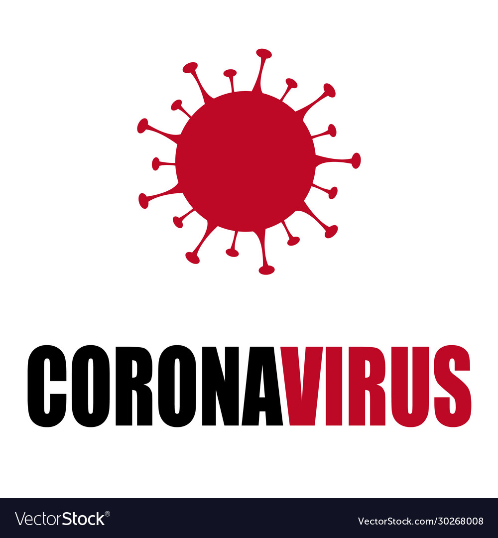 Covid-19 coronavirus cell danger contamination ba Vector Image