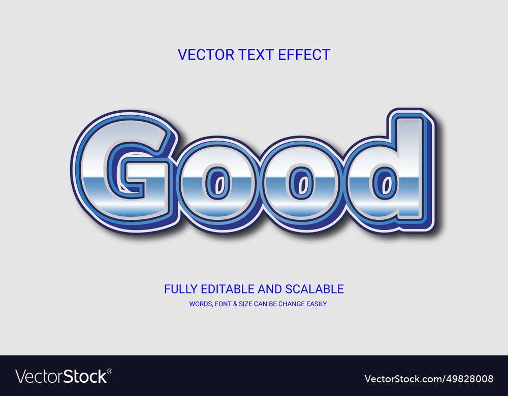 Good 3d text effect