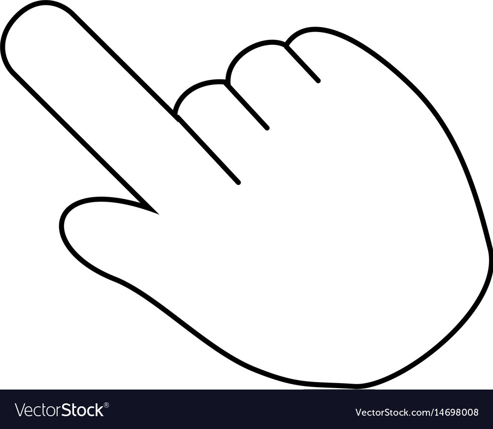 Hand click cursor