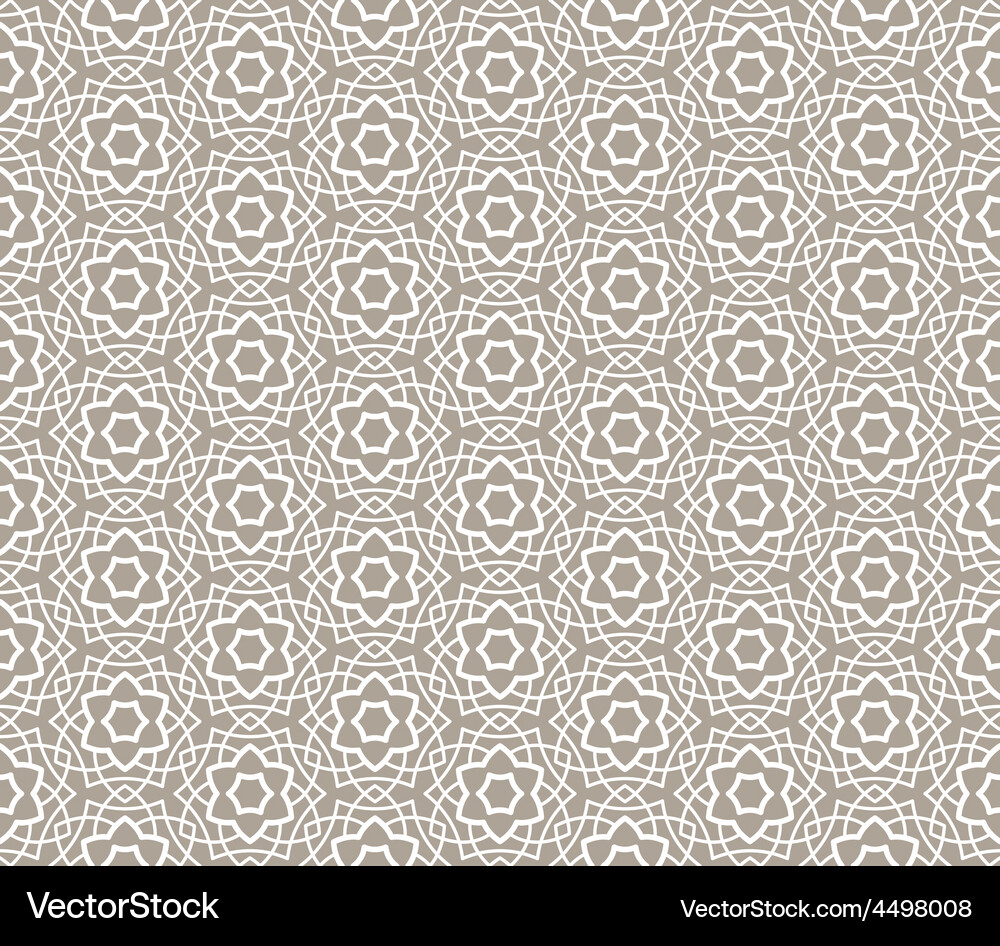 Ornamental arabic seamless pattern Royalty Free Vector Image