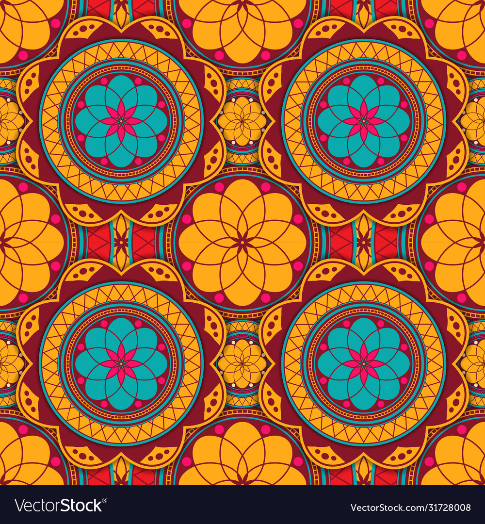 Seamless pattern design vector image Seamless pattern design