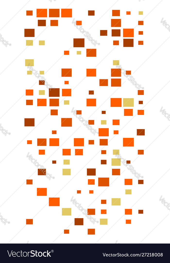 Squares pixelated block pixels random mosaic vector image Squares pixelated block pixels random mosaic