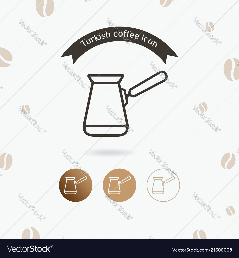 Turkish coffee icon