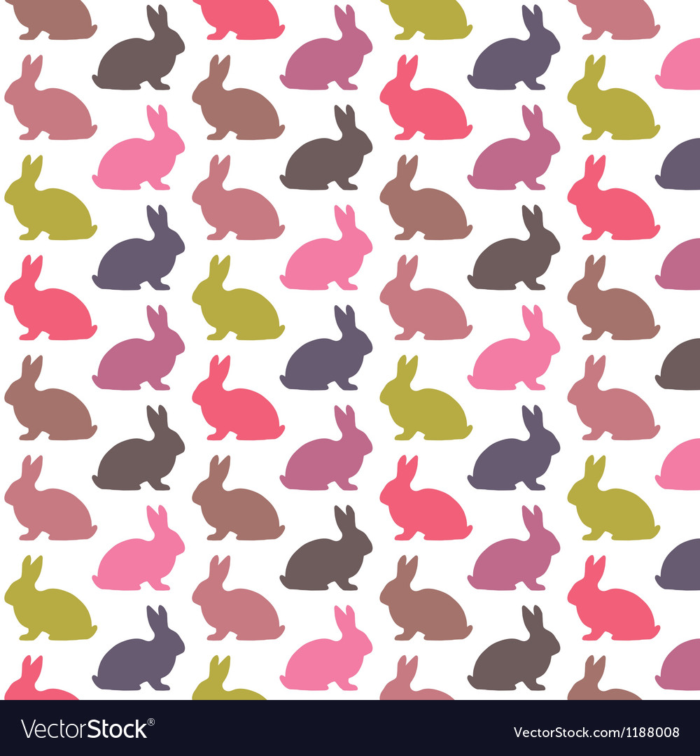 Vibrant Rabbit Pattern