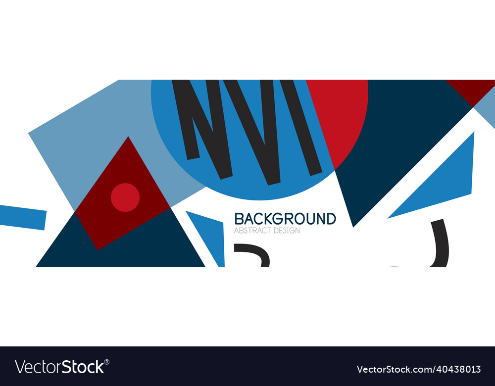 Abstract background blocks lines triangles vector image Abstract background blocks lines triangles
