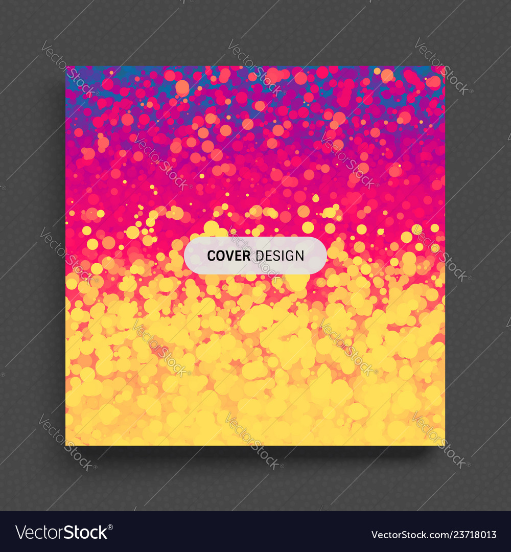 Abstract background with color circles vector image Abstract background with color circles