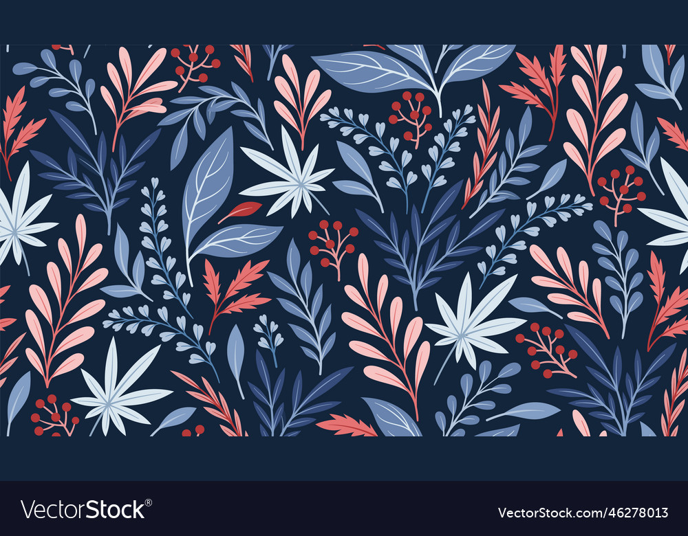 Botanical Berry Pattern