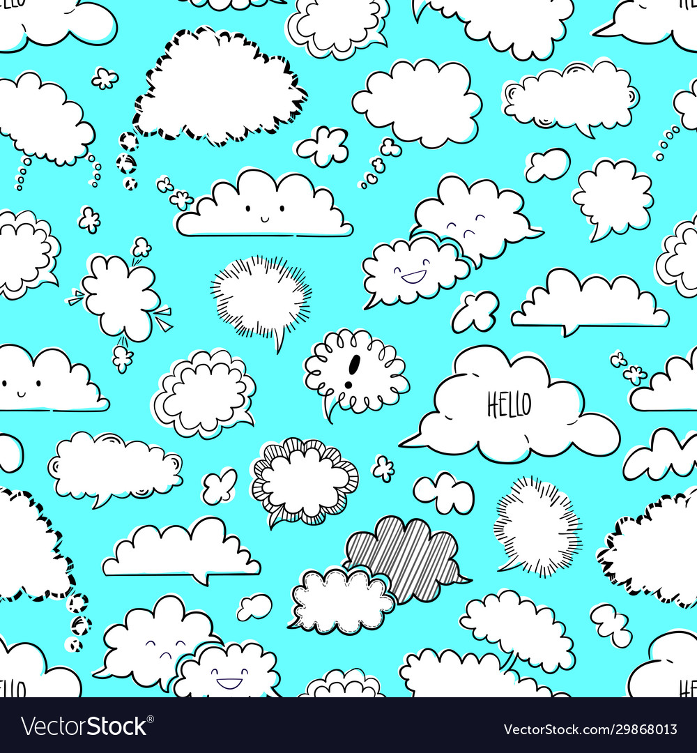 Bubble seamless pattern-01 vector image Bubble seamless pattern-01
