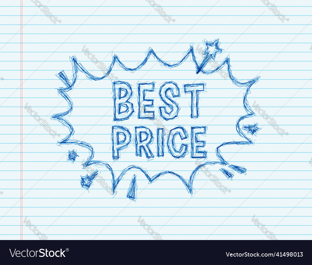 Comic Sprachblasen mit Text beste Preisskizze vector image Comic Sprachblasen mit Text beste Preisskizze