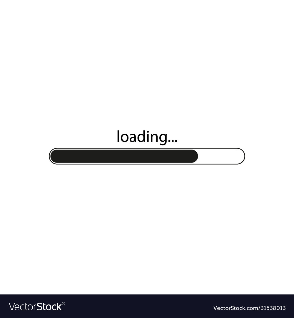 Loading icon isolated on white background