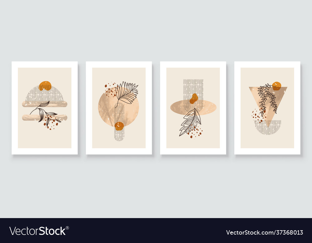 Painting wall pictures home room decor modern Vector Image