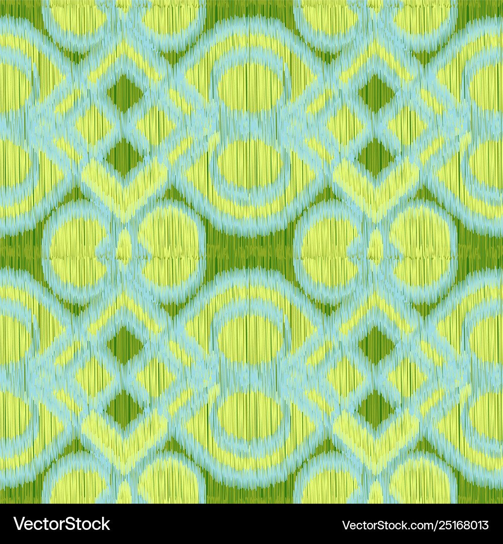 Seamless ikat pattern Royalty Free Vector Image