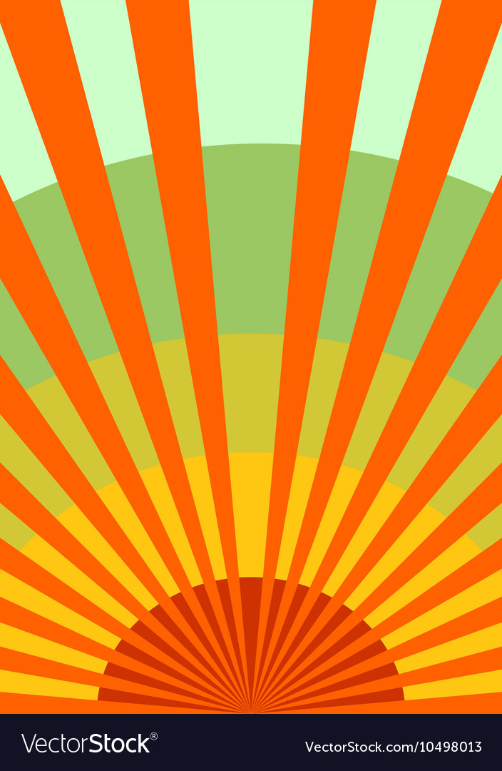 Sun rays backdrop with gradient sky
