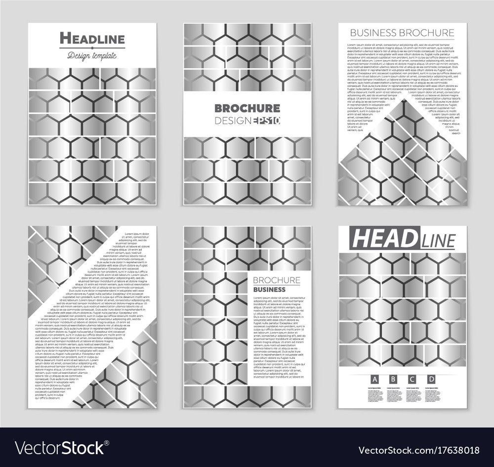 Abstract layout background set for art