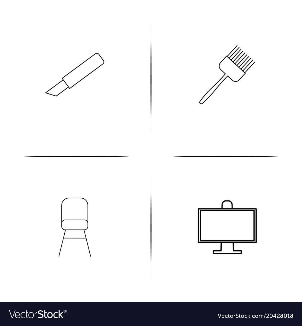 Creative process and design simple linear icon