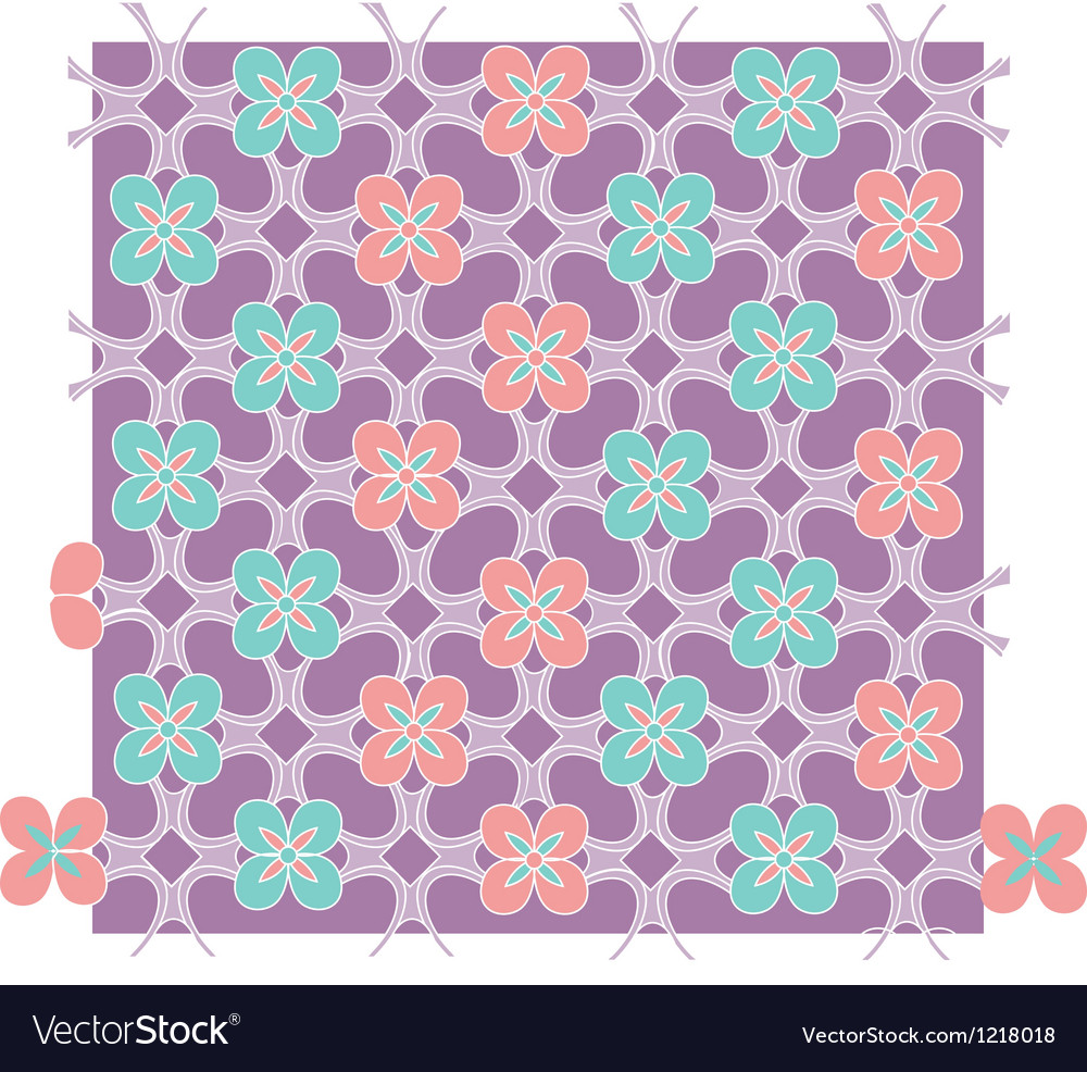 Java floral pattern Royalty Free Vector Image - VectorStock