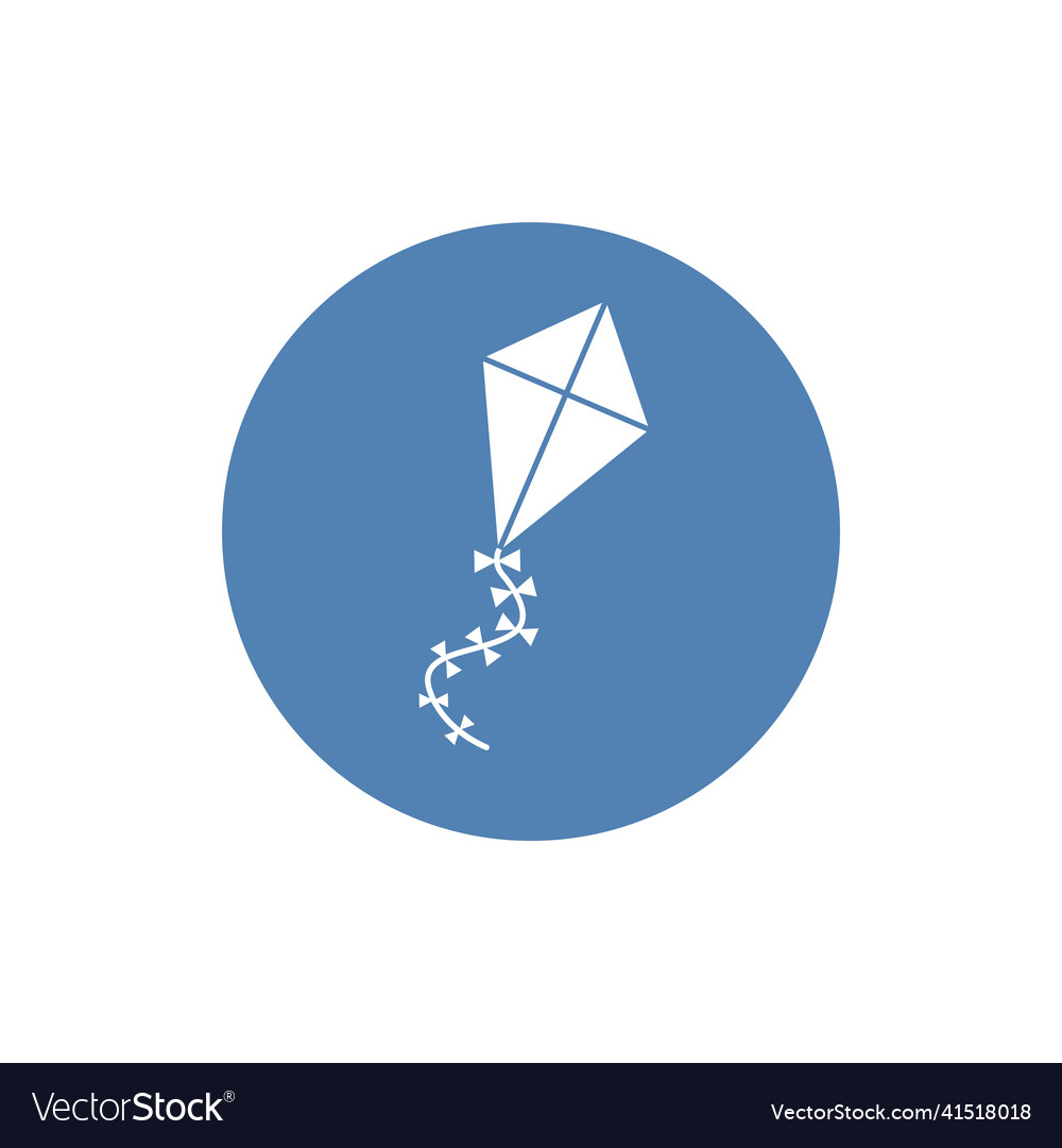 Kite icon simple element symbol design vector image Kite icon simple element symbol design