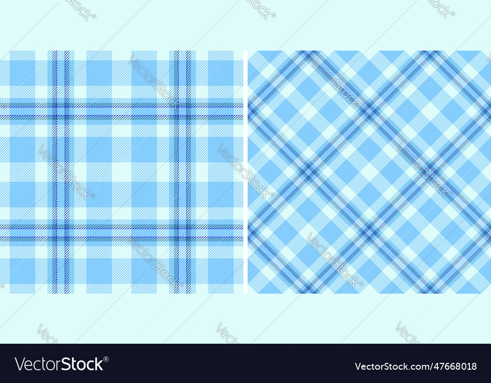 Textile texture plaid of seamless tartan check Vector Image