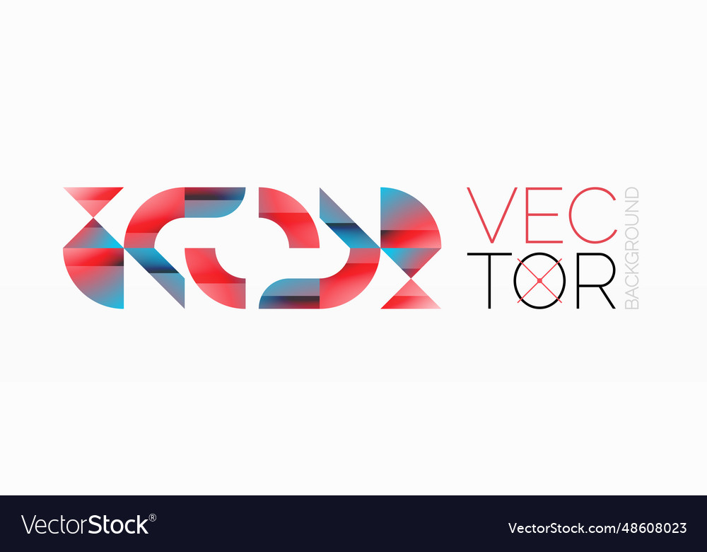 Assorted geometric shapes unite in a minimalistic vector image Assorted geometric shapes unite in a minimalistic