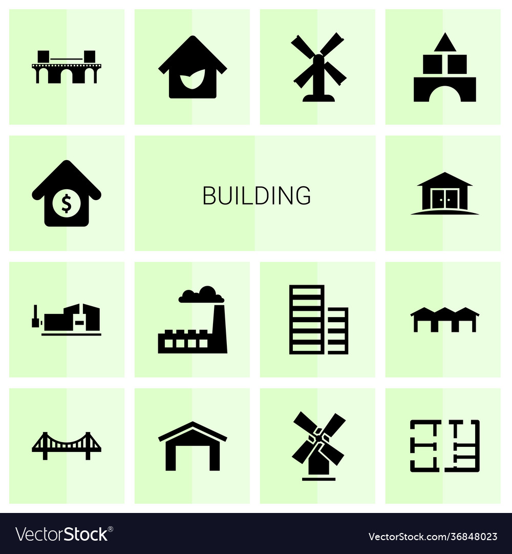 Building icons