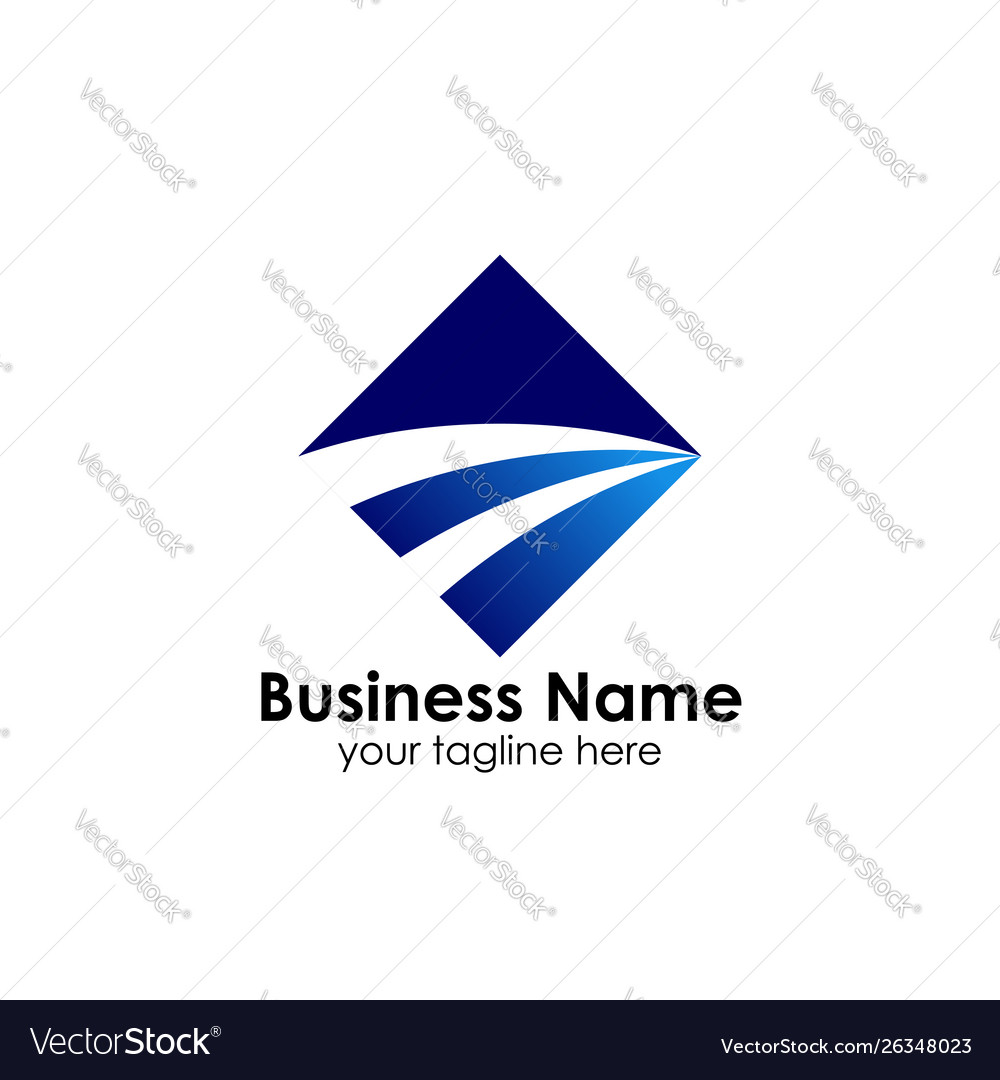 Finance logo template accounting Royalty Free Vector Image