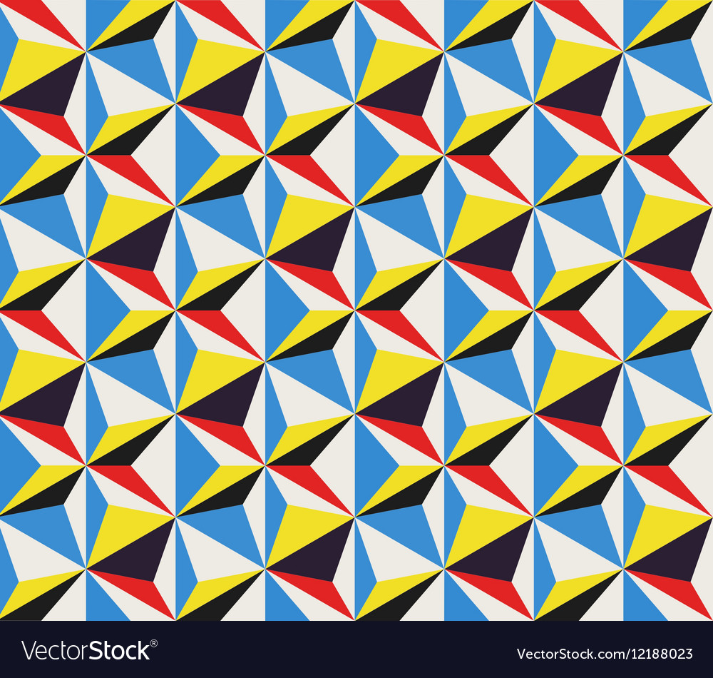 Geometric Triangles Pattern